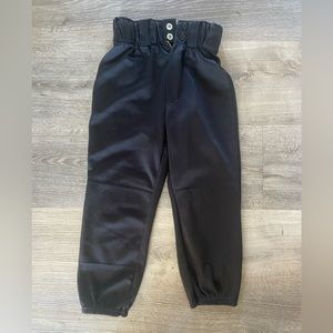 Wilson youth S - Black baseball pants
